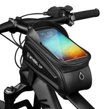 Bolsa de proteção de bicicleta frontal, saco de feixe dianteiro, mountain bike, tela sensível ao toque, equipamento de pilotagem 2024 - compre barato