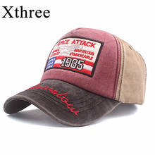Xthree novo algodão boné de beisebol para boné masculino snapback chapéu bordado osso feminino gorras casual casquette boné de beisebol 2024 - compre barato