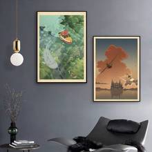 Nordic Style Home Decor Canvas Hayao Miyazaki Ponyo on the Cliff HD Prints Poster Painting Living Room Wall Art Modular Picture 2024 - buy cheap