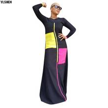 African Dresses For Women Long Sleeve 2019 New African Clothes Fashion Boubou Robe Africaine Long Maxi Dress Africa Clothing 2024 - buy cheap