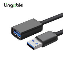 Кабель-удлинитель Lingable USB 3,0 «штырь-гнездо», 5 Гбит/с 2024 - купить недорого