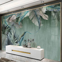 Custom 3D Photo Wallpaper Plant Green Leaf Large Mural Living Room Bedroom Restaurant Modern Wallpapers Home Decor Wall Painting 2024 - buy cheap