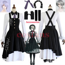 Danganronpa V3: Killing Harmony Kirumi Tojo Cosplay Costume Maid Dress Halloween Carnival Costumes Maid dress school uniform Set 2024 - buy cheap