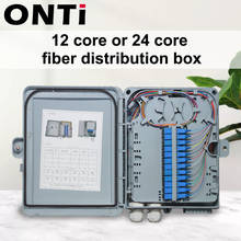 ONTi-caja de distribución de fibra óptica FTTH de 12 o 24 núcleos, caja completa con adaptador SC pigtail de modo único 2024 - compra barato