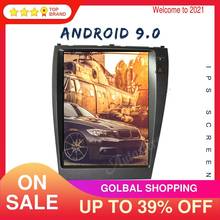 Tesla Style PX6 Android 9 автомобильный мультимедийный плеер GPS навигация для Lexus ES V4 ES200 ES240 ES300 ES350 головное устройство стерео Carplay 2024 - купить недорого
