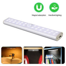 LED Cabinet Light USB Closets Lights 24 LEDs for Wardrobe Cupboard Kitchen Led Night Light Wireless PIR Motion Sensor Lamp 2024 - buy cheap