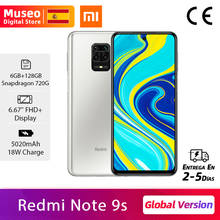 Global Version Xiaomi Redmi Note 9S 6GB RAM 128GB ROM Snapdragon 720G 48MP AI Quad Camera Smartphone Note 9 S 5020mAh 2024 - buy cheap