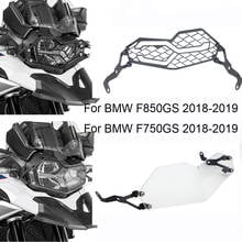 Motorcycle Head Lamp Glass Covers For BMW F850GS F750GS 2018-2019 Headlight Grill Protector Guard F850 F750 GS F 850 F 750 2024 - buy cheap