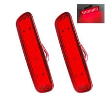 For Toyota Land Cruiser 1998-2007 Red Rear Bumper Reflector Fog Tail Warn Lights 2024 - buy cheap