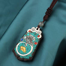 Ethnic Nepal Lucky Birds necklace vintage jewelry ,Ebony pendant sweater pendants Necklace for women's 2024 - buy cheap