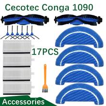 Запасные части для робота-запчасти для пылесоса Cecotec Conga 1090, основная щетка, боковая щетка, Hepa фильтр 2024 - купить недорого
