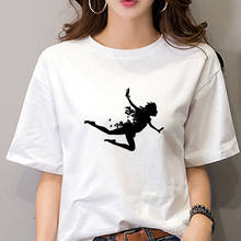 2019 New Tshirt girl pattern Printed fashion hipster T shirt Women Harajuku White Short Sleeve T-shirt Female Tops Clothing 2024 - buy cheap