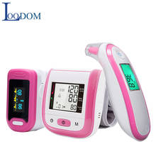 Loodom OLED Pulse Oximeter oximetro Baby Thermometer Wrist Blood Pressure Monitor Thermometr Oximetro De Dedo Blood pressure 2024 - buy cheap