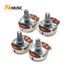 Potenciómetro para guitarra eléctrica, 50 unidades, A250K, B250k, A500K, B500K, eje dividido corto de tamaño completo, 18mm 2024 - compra barato