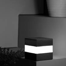 Cubo de luz nocturna recargable por Usb, lámpara LED colorida para mesita de noche, decoración de ambiente para cafetería y Bar 2024 - compra barato