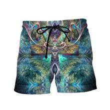 Plstar-shorts psicodélico da moda, estampa 3d, psicodélico, arte, tornozeleira, masculino/feminino, casual, legal, 2020 2024 - compre barato