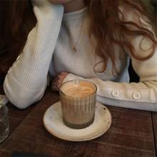 Korean Autumn Winter Women Sweaters Vintage Solid Button O Neck Long Sleeve Pullovers 2020 New Chic Knit Sueter Mujer 2024 - buy cheap