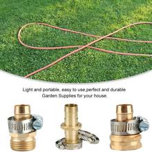 1pc Brass Tap Fitting Hose Connector Female MaleThread Nipple Adapter Quick Connector Garden Irrigation Brass Fitting 2024 - buy cheap