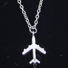 20pcs New Fashion Necklace 22x14mm plane airplane Pendants Short Long Women Men Colar Gift Jewelry Choker 2024 - buy cheap