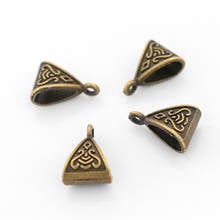 NEW 20pcs/lot Antique Bronze Charms Bail Beads Pendant Clip Clasp Connectors for Bracelet Necklace Jewelry Making 2024 - buy cheap