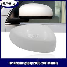 Hoping Outer Rearview Mirror Upper Cover For NISSAN SYLPHY /SENTRA 2006 2007 2008 2009 2010 2011 Base Color Side Mirror Cap 2024 - buy cheap