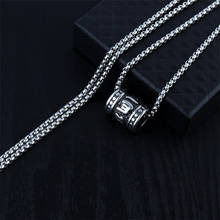 Vintage Charming Chain Necklace For Women Men Male Hip Hop Cool Accessory Fashion Round Pendant Necklaces Gifts Dropshipping 2024 - buy cheap