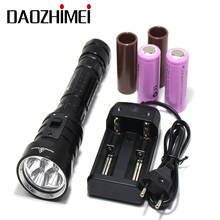 3200LM LED Diving Flashlight Torch 4*XM-L2 Waterproof Underwater Light 3 Modes 26650 Scuba Flash Light +2*18650/26650 battery 2024 - buy cheap