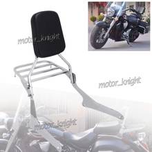 Rear Luggage Rack Support Trunk Holder Cargo Shelf Bracket w/ Backrest Sissy Bar for Yamaha XVS1300A Midnight VStar 2024 - buy cheap