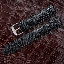 12mm 14mm 16mm 18mm 20mm 22mm 24mm Lizard Pattern Universal Leather Watch Band for Women Men Leather Replacement Watchband 2024 - buy cheap