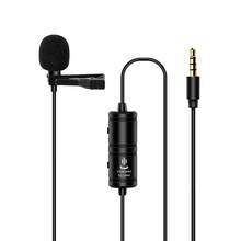 YC-VM20 3.5mm Audio Video Record Lavalier Lapel Clip Microphone for iPhone Android Mac Vlog Mic for DSLR Camcorder Recorder 2024 - buy cheap