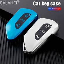 TPU Car Key Case Cover For VW Volkswagen Golf 8 Mk8 2020 Skoda 3 Buttons Smart Keyless Remote Control Fob Cases Keychain Holder 2024 - buy cheap