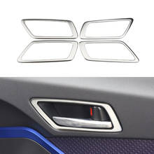 My Good Car stainless steel Interior Door Handle Trim Inner Door Bowl Sticker for Toyota C-HR CHR 2016 2017 2018 car Accessories 2024 - buy cheap