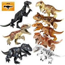 Jurassic World Dinosaurs Figures Bricks Tyrannosaurus Indominus Rex I-Rex Assemble Building Blocks Kid Toy Dinosuar 2024 - buy cheap