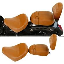 Motorcycle Front Rider Driver Rear Passenger Seat Backrest For Indian Scout 2015-2021 Sixty 2016-2021 2024 - buy cheap