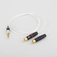 Бесплатная доставка HIFI 4,4 мм до 2 RCA аудио кабель WM1A/1Z PHA-1A/2A Z1R 4,4 мм обновленный кабель 2024 - купить недорого