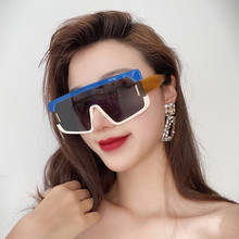 QPeClou 2020 New Fashion Oversized Square Sunglasses Women Vintage Rivet Sun Glasses Men Big Driving Shades Goggles 2024 - buy cheap