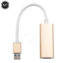 Ethernet-адаптер USB Gigabit, USB 3,0 сетевая карта к RJ45 Lan для Windows 7/8/10 Mac OS, ноутбука, ПК, USB Ethernet 2024 - купить недорого