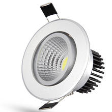 Luminária led downlight de teto com controle de intensidade, 6w 9w 15w 18w, para quarto e áreas internas 2024 - compre barato