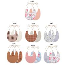 Newborn Toddler Cotton Baby Bibs Girls Lace Saliva Towel Tassels Bib Feeding Burp Cloths 2024 - buy cheap