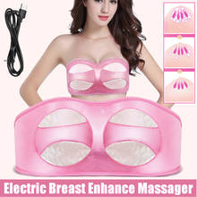 USB Charging Electric Breast Massage Bra Vibration Chest Massager Growth Enlargement Enhancer Breast Heating Stimulator Machine 2024 - buy cheap