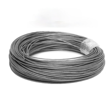 Cable de elevación de pesca suave, cuerda de acero inoxidable 100, 50M/304 M, 7x7, 1mm/1,5mm/2mm 2024 - compra barato