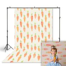 HUAYI Photography Backdrop Easter Spring Watercolor Carrot Photo Booth Background Newborns Child Birthday Studio BackdropXT-5648 2024 - buy cheap