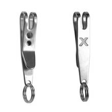 Stainless Steel Bag Suspension Clip With Key Ring Carabiner Outdoor 2024 - buy cheap