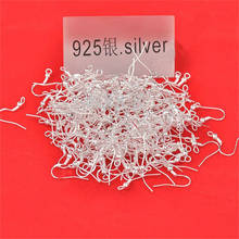 500X/Batch Carving 925 Silver Earring Hook Hook Accessories DIY Jewelry Making Accessories Hook With Ball Earrings Wire Jewelry 2024 - buy cheap