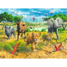 5d pintura diamante paisagem animal africano diy broca completa quadrado/redondo 3d kit ponto cruz mosaico strass bordado ícone 2024 - compre barato