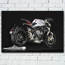 Póster Artístico de pared de vehículo de motocicleta MV Agusta Brutale 800 Dragster superbike, lienzo impreso, pinturas enmarcadas DIY para decoración de habitación 2024 - compra barato