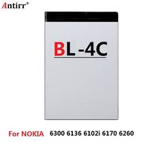 Antirr BL-4C BL 4C High Capacity Battery BL4C New Replacement Batteries For Nokia 6300 6136 6102i 6170 6260 Free Shipping 2024 - buy cheap