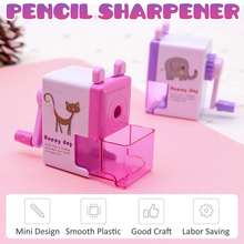 NEW Cartoon Pencil Sharpener Cute Cat Elephant Students Hand Pencil Sharpener Machine School Supplies Office Tool Accessories 2024 - buy cheap