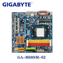 Socket AM2 For NVIDIA GeForce 7025 Gigabyte GA-M68SM-S2 Motherboard DDR2 8GB GA M68SM S2 M68SM-S2 Systemboard MicroATX Used 2024 - buy cheap