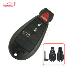 Kigoauto #2 fobik key cover M3N5WY783X 3 button with panic car replacement shell for Chrysler Dodge Jeep remote key case 2024 - buy cheap